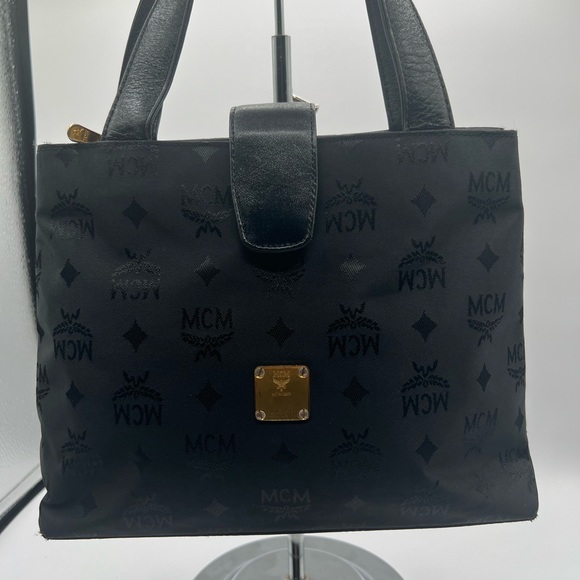 MCM Authentic Monogram nylon small tote - Picture 1 of 11